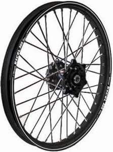 FRONT WHEEL 1.85 X 19 BLACK HUB BLACK RIM