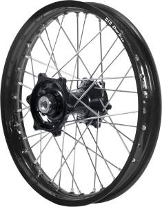 FRONT WHEEL 1.60 X 21 BLACK HUB BLACK RIM