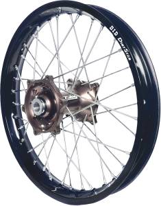 FRONT WHEEL 1.60 X 21 MAG HUB BLACK RIM