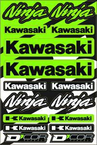 KAWASAKI STREET DECAL SHEET