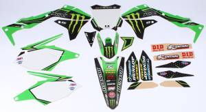 COMPLETE KIT 16 MONSTER KAW KXF 450 16 WHT BG