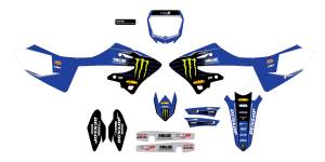 COMPLETE KIT 23 BLUE MEY YZ 125/250 WHT BG