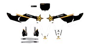 COMPLET KIT ROCKSTAR HUSQ TC/FC 125-450 BLK BG