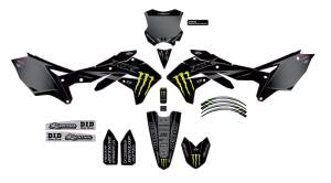 MONSTER MEK LIGHTS OUT KXF 450 '16-18 COMPLETE GRAPHIC KIT