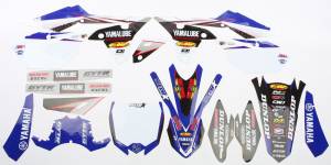 COMPLETE KIT 16 STAR YAM YZF 250/450 14-16 WHT BG