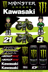 DECAL SHEETS KAWASAKI