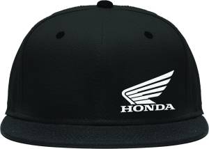 HONDA WING SNAP BACK HAT BLACK