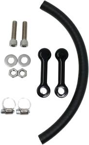 BILLET TANK LIFT KIT 2" `99-UP TOURING POWDER COAT BLK