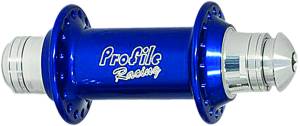 ELITE FRONT HUB BLUE 20MM 36H