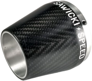 REPL END CAP TRUE CARBON FIBER