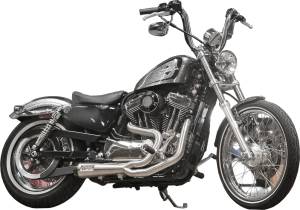 COMP S 2IN1 EXHAUST SPORTSTER BRUSHED