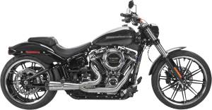 COMP S 2IN1 EXHAUST SOFTAIL BRUSHED W/CARBON END CAP