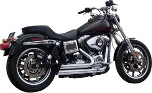 UPSTARTS 2-IN-2 EXHAUST CHROME DYNA