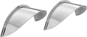 SPOTLIGHT VISORS CHROME 4.5"