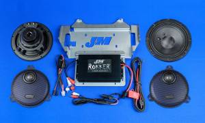 ROKKER XXR 350W-RMS 2-SP KIT 14-18 HARLEY ST/GLD