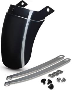 TAPERED FRONT FENDER EXTENSION BLACK