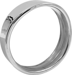 VISOR STYLE LIGHT TRIM RING 7" CHROME