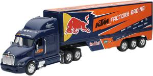 REPLICA 1:32 SEMI TRUCK KTM FACTORY RACING SEMI BLUE