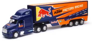 REPLICA 1:32 SEMI TRUCK 17 RED BULL KTM RACE TRUCK