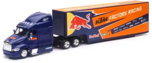 REPLICA 1:43 SEMI TRUCK 17 RED BULL KTM RACE TRUCK