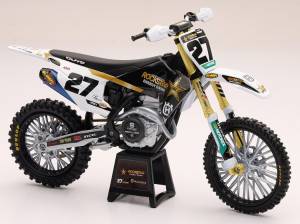 1:12 SCALE ROCKSTAR HUSQVARNA TEAM FC450 MALCOLM STEWART #27