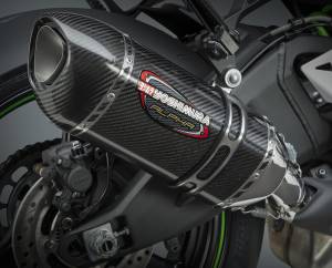 STREET ALPHA SLIP-ON EXHAUST SS-CF-CF