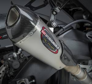 EXHAUST STREET ALPHA-T SLIP-ON SS-SS-CF WORKS