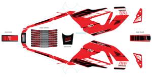 GROM GRAPHICS KIT RED