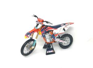 REPLICA 1:10 RACE BIKE 17 KTM 450SX-F ORANGE(DUNGEY)