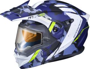 EXO-AT950 COLD WEATHER HELMET OUTRIGGER MATTE BLUE 2X (ELEC)