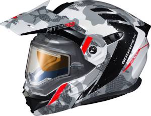 EXO-AT950 COLD WEATHER HELMET OUTRIGGER WHITE/GREY 3X (ELEC)