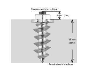 18MM SHOUDLER SCREW STUDS QTY 150