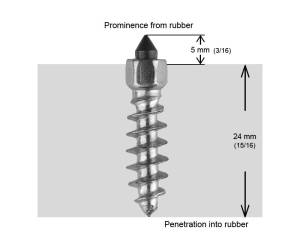 25MM STANDARD SCREW STUDS QTY 1000